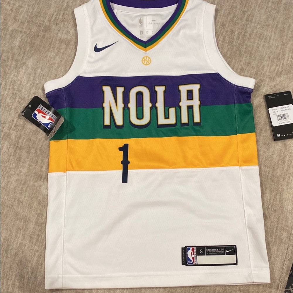 Nike NBA NOLA basketball Jersey 1 Williamson